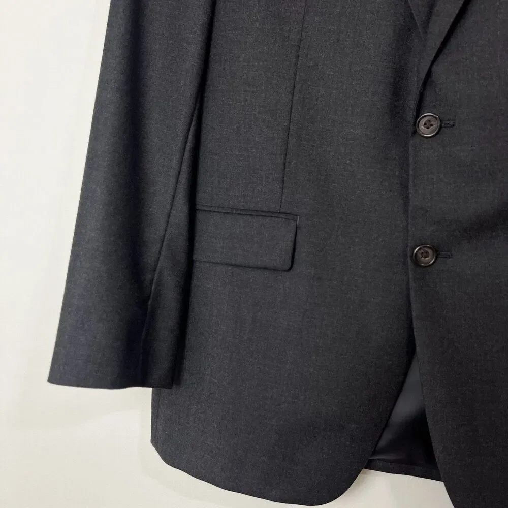 Ralph Lauren Dark Gray Blazer Sport Coat 100% Wool Men’s 43L